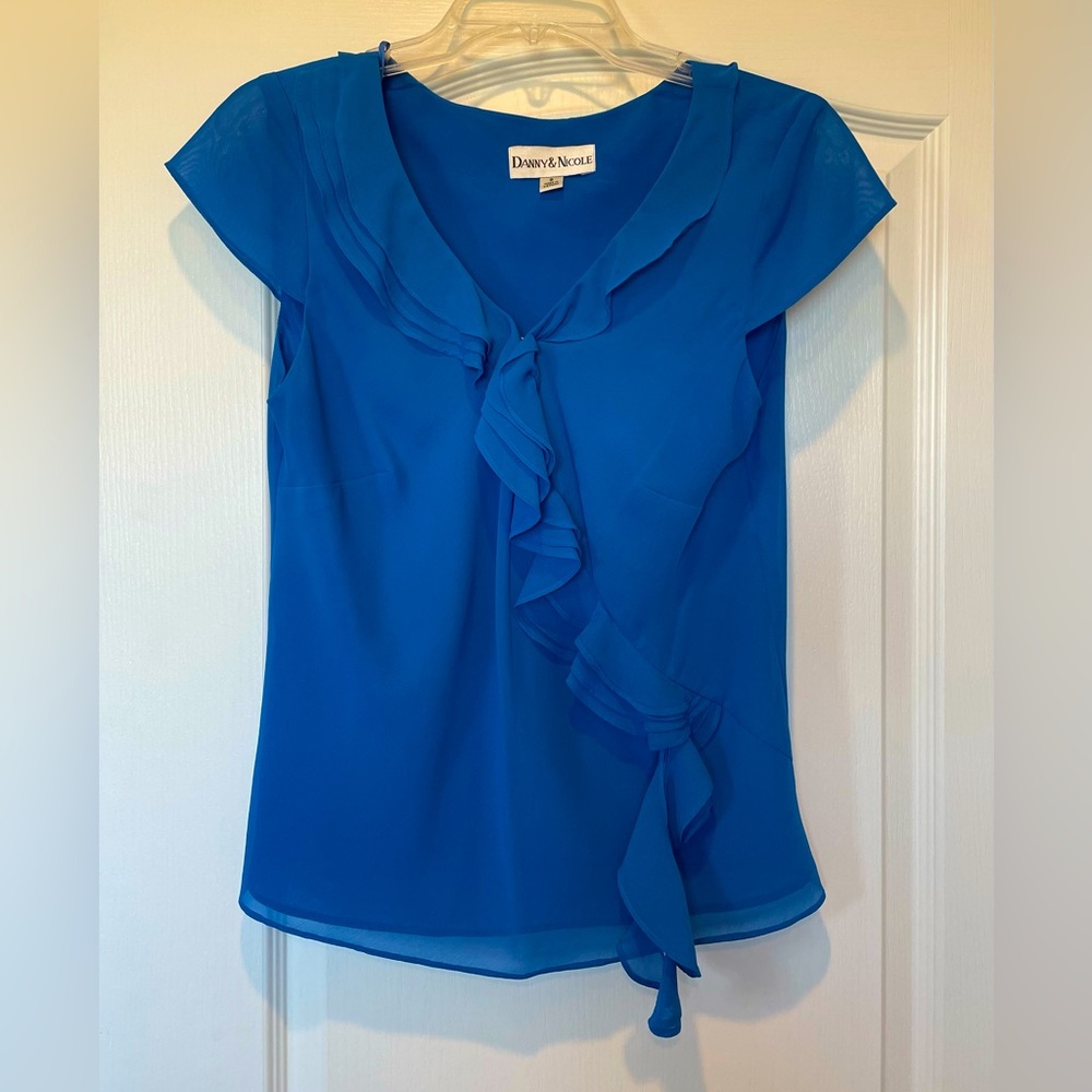 Danny & Nicole blue 2-piece dress